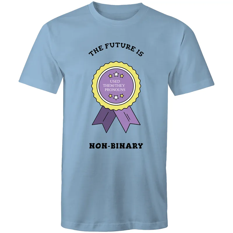 The Future is Non Binary Badge T-Shirt Unisex (NB004)