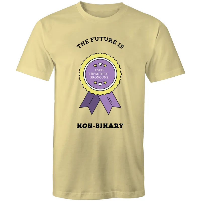 The Future is Non Binary Badge T-Shirt Unisex (NB004)