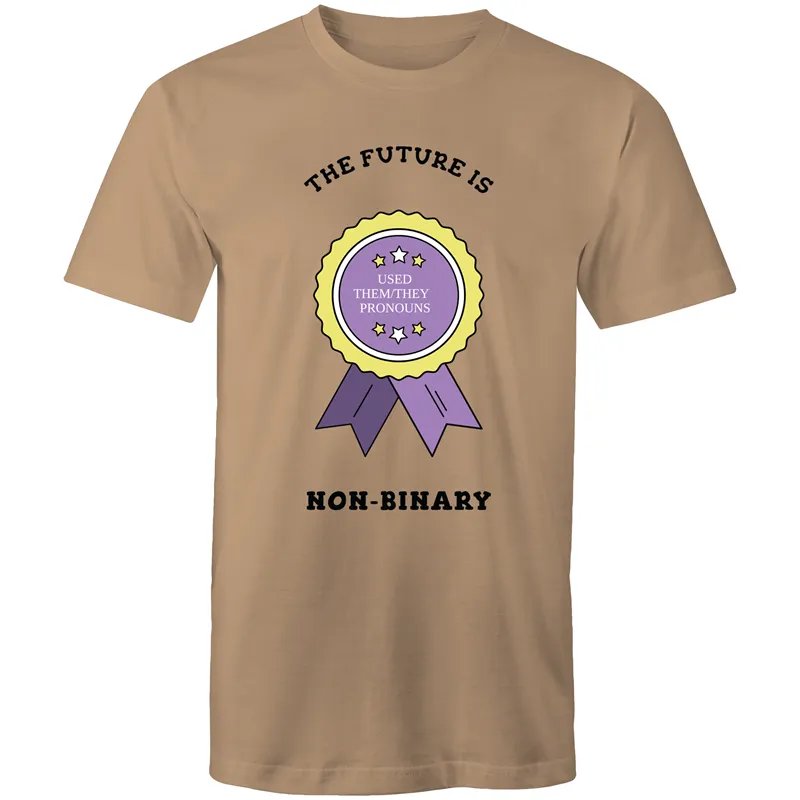 The Future is Non Binary Badge T-Shirt Unisex (NB004)