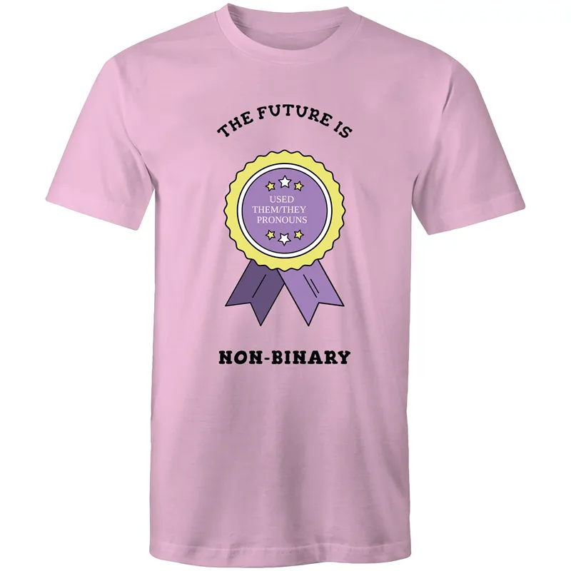 The Future is Non Binary Badge T-Shirt Unisex (NB004)