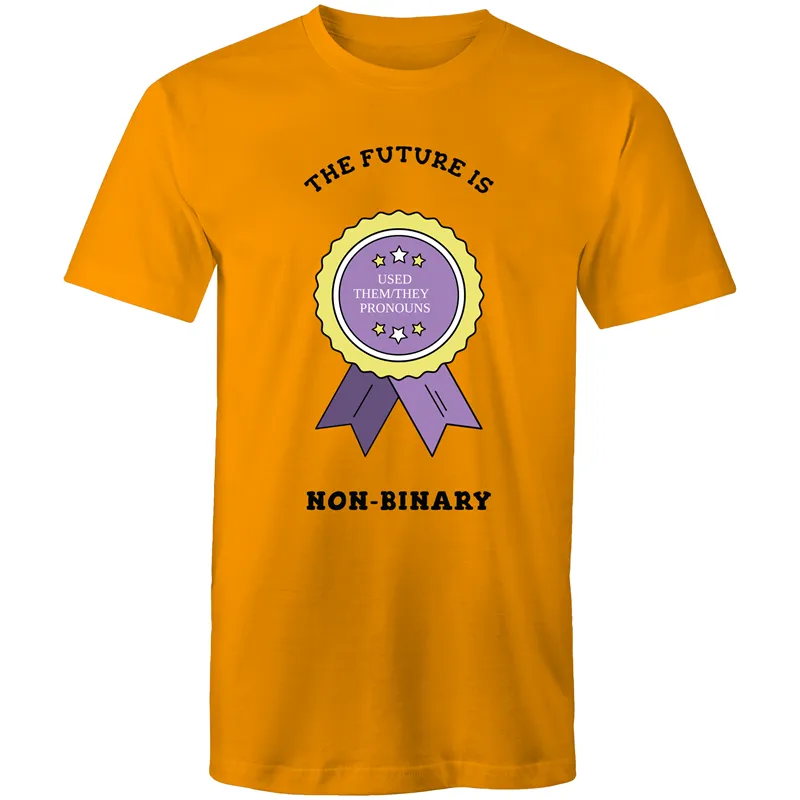 The Future is Non Binary Badge T-Shirt Unisex (NB004)