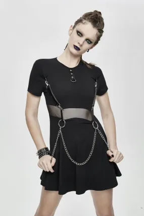 The Sheer Harness Dress