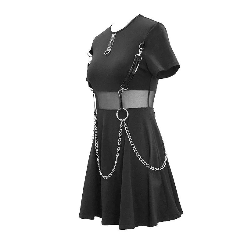 The Sheer Harness Dress