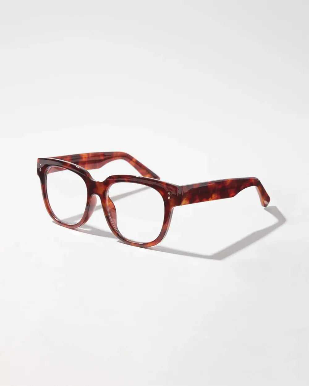 Tortoise Square Reading Glasses