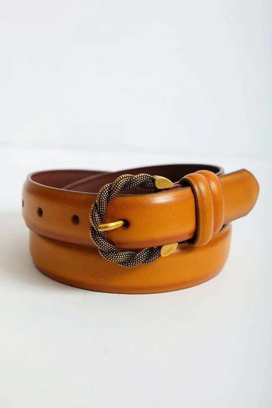 Two Tone Twisted Belt