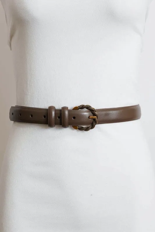 Two Tone Twisted Belt