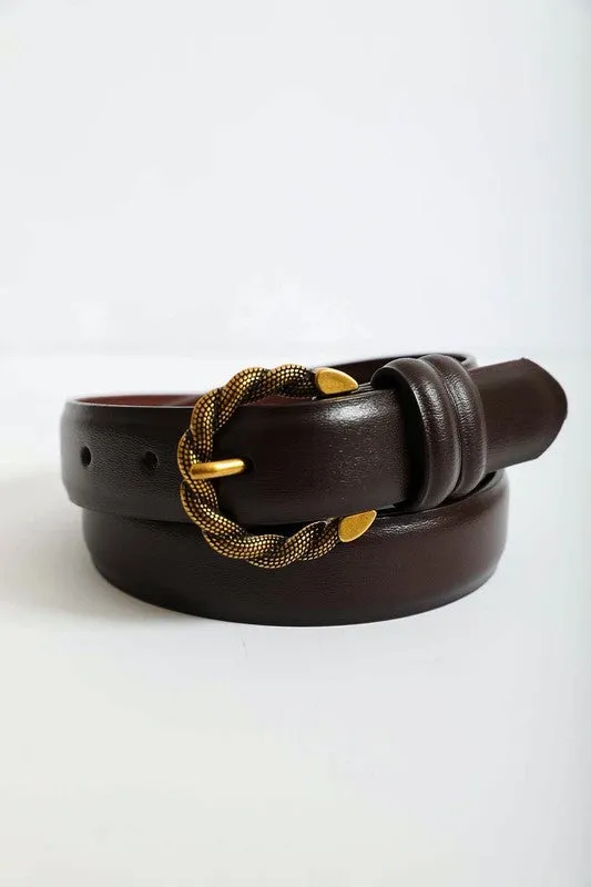 Two Tone Twisted Belt