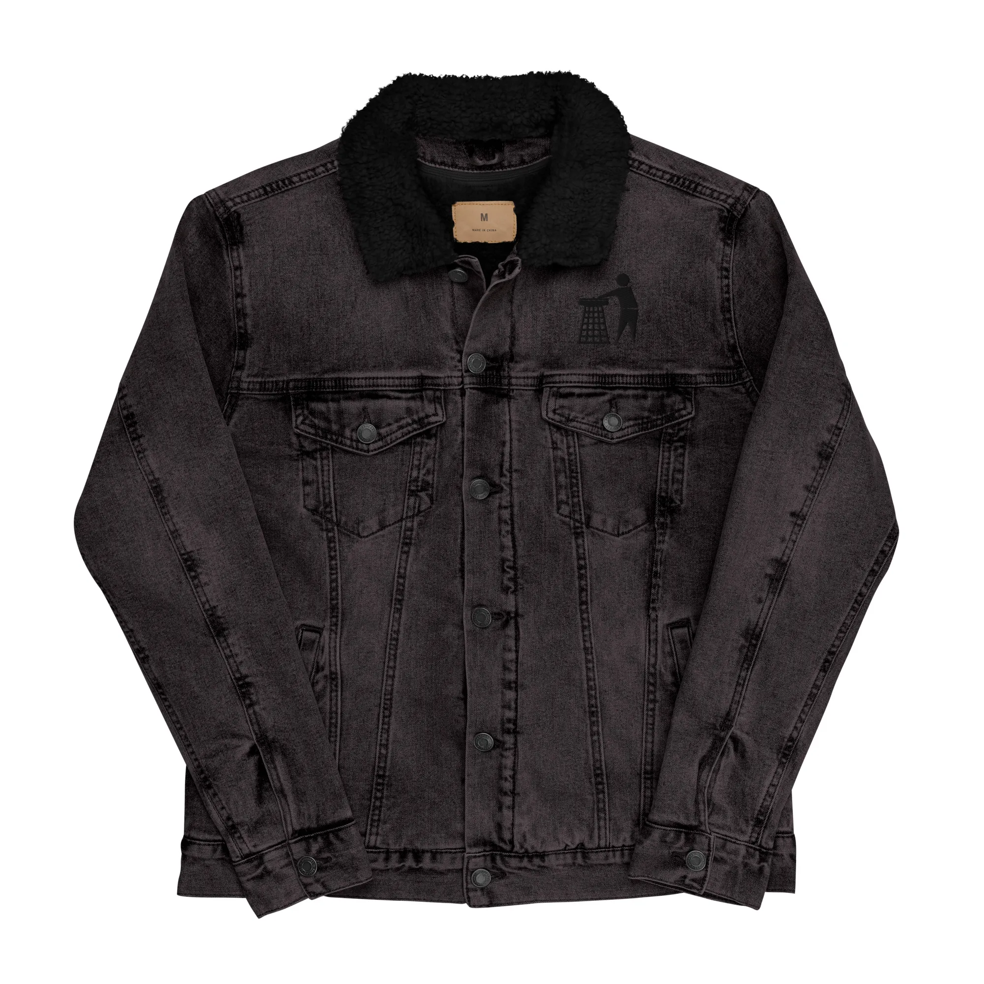 Unisex Denim Jacket (Black Classic)