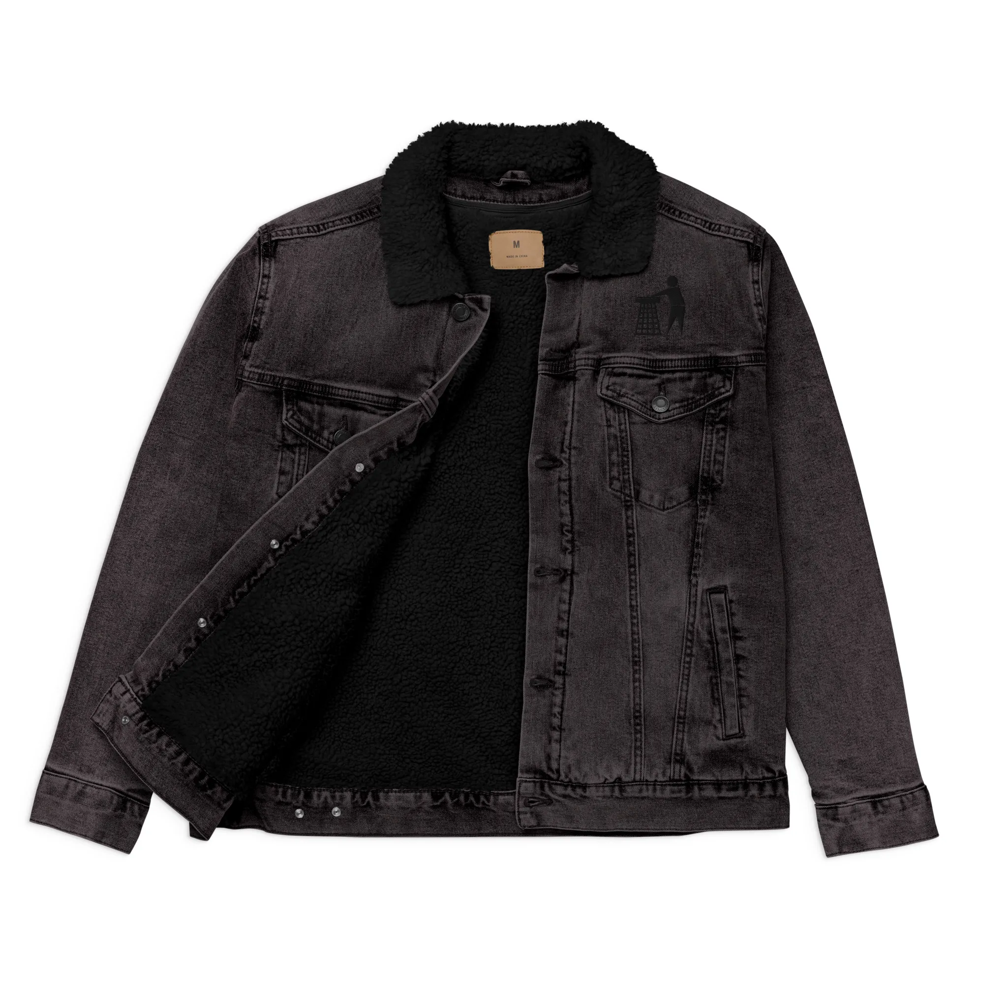 Unisex Denim Jacket (Black Classic)