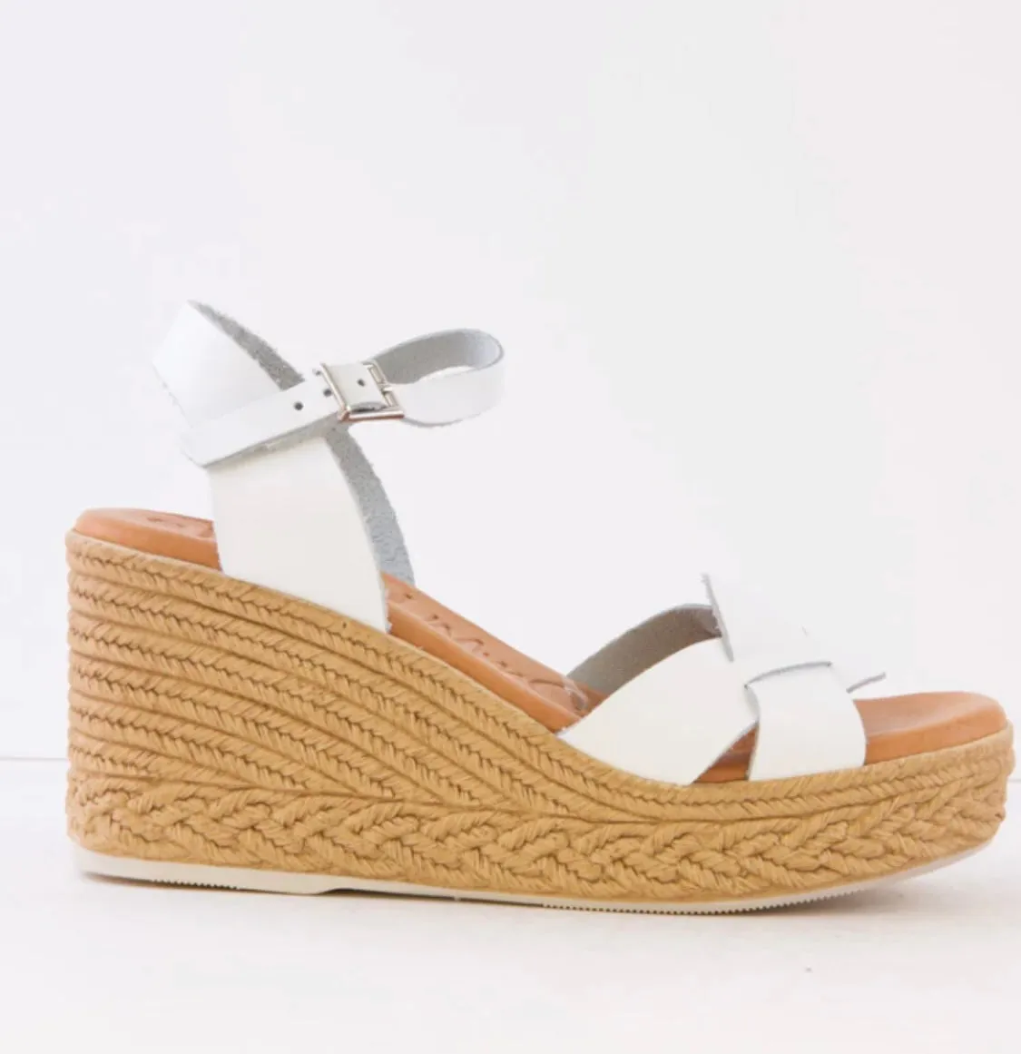 Wedge Sandals, White