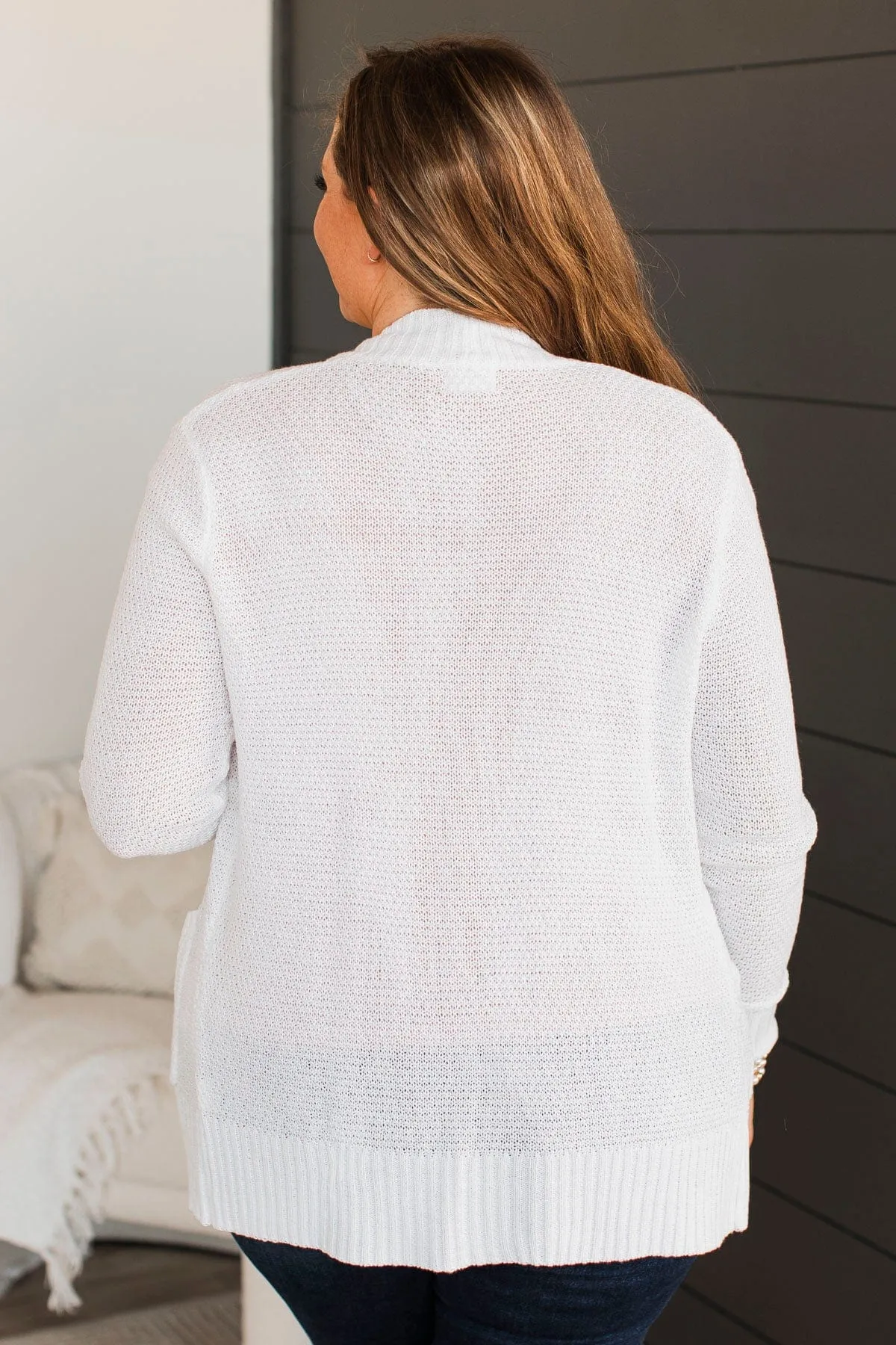 Welcoming To You Knitted Cardigan- Off-White