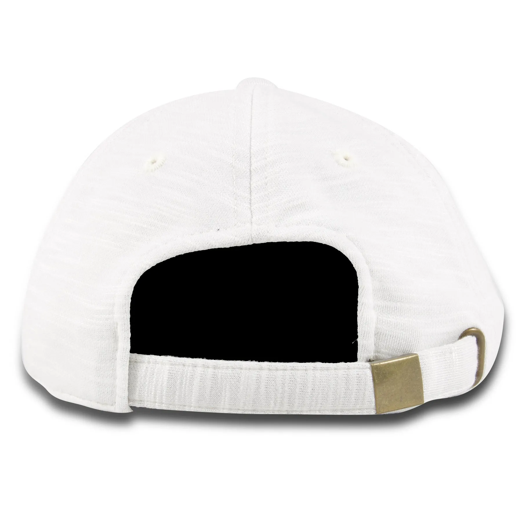 White Blank Melange Classic Adjustable Dad Hat