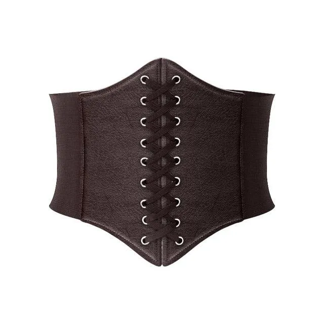 Wide Belt Pu Leather Slimming BodyCorset Belts