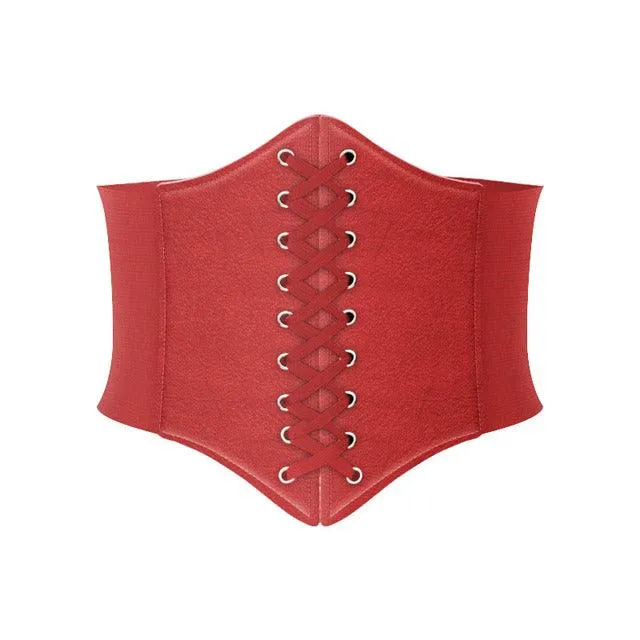 Wide Belt Pu Leather Slimming BodyCorset Belts