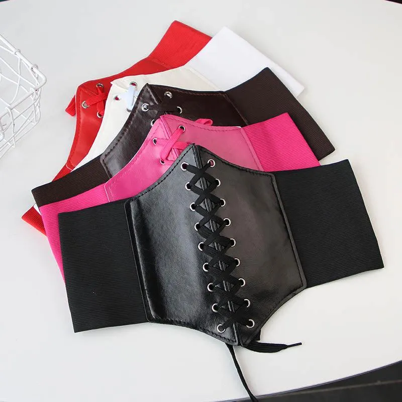 Wide Belt Pu Leather Slimming BodyCorset Belts