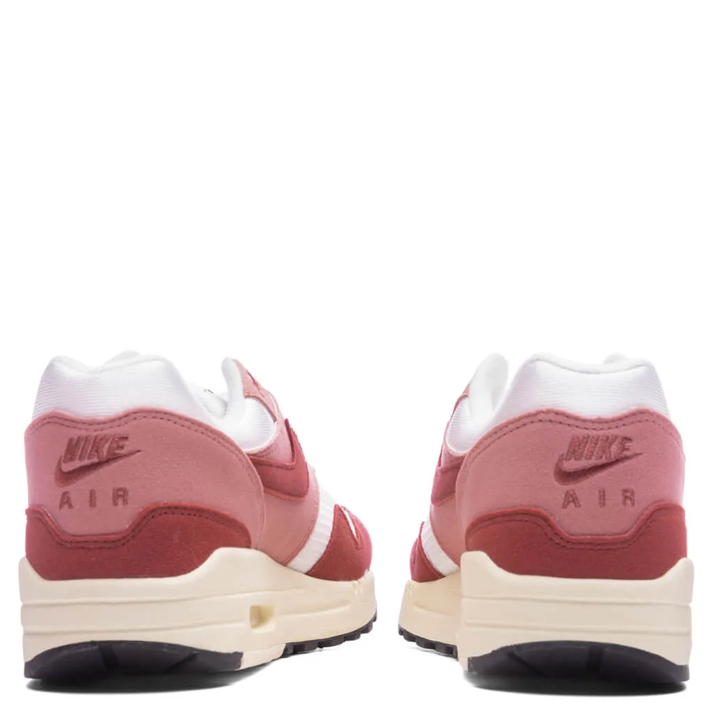 Women's Air Max 1 '87 - Sail/Cedar/Red Stardust