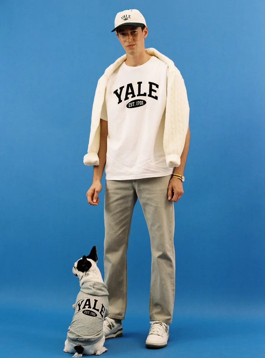 YALE  |[YALE]★2 TONE ARCH TEE